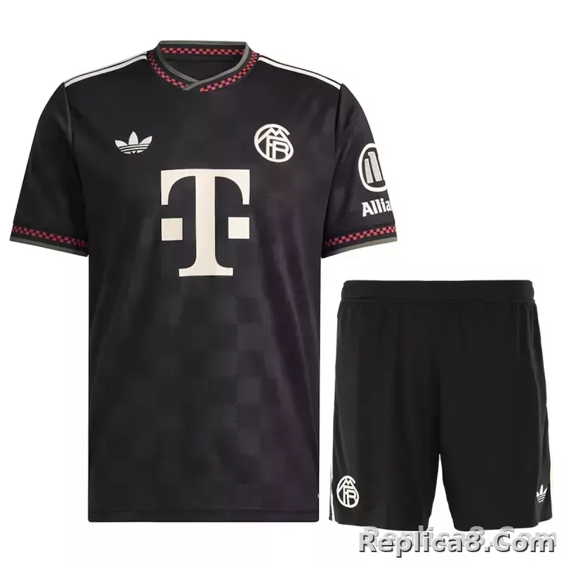 25-26 Bayern Munich Third Away Football Full Kit Jersey+Shorts+Socks - detail