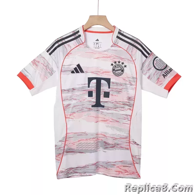 25-26 Bayern Munich Away Football Full Kit Jersey+Shorts+Socks - detail