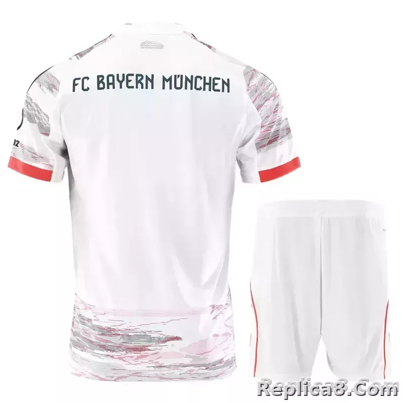 25-26 Bayern Munich Away Football Full Kit Jersey+Shorts+Socks - detail