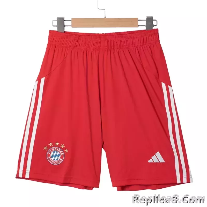 25-26 Bayern Munich Home Football Full Kit Jersey+Shorts+Socks - detail