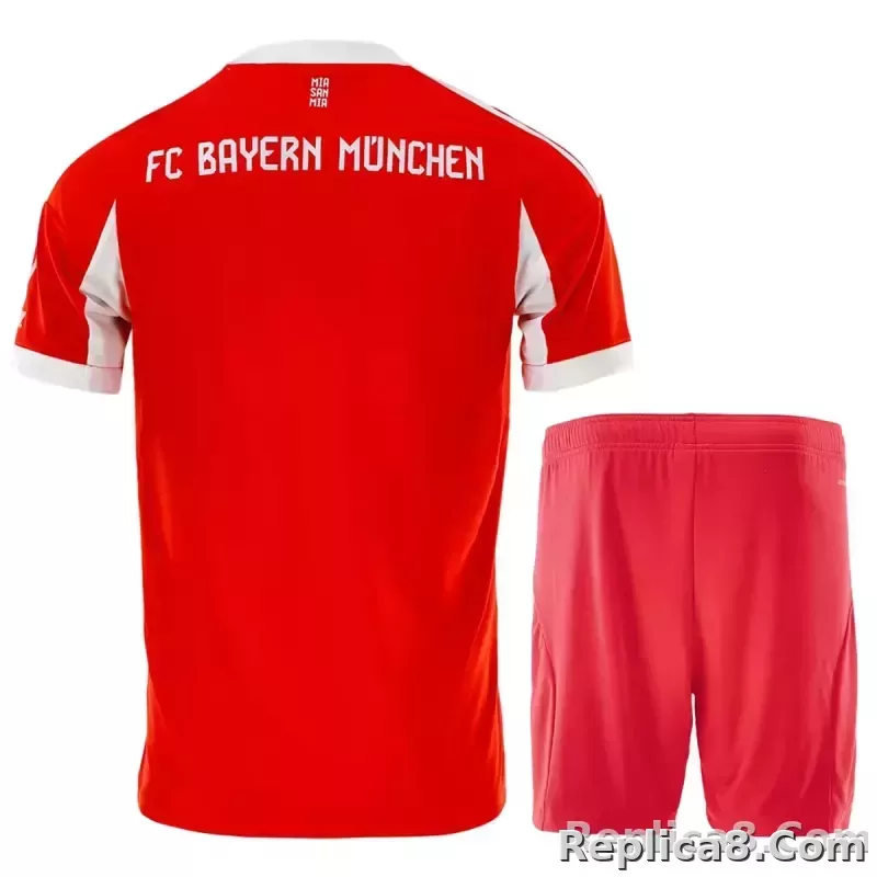 25-26 Bayern Munich Home Football Kit Jersey+Shorts - detail