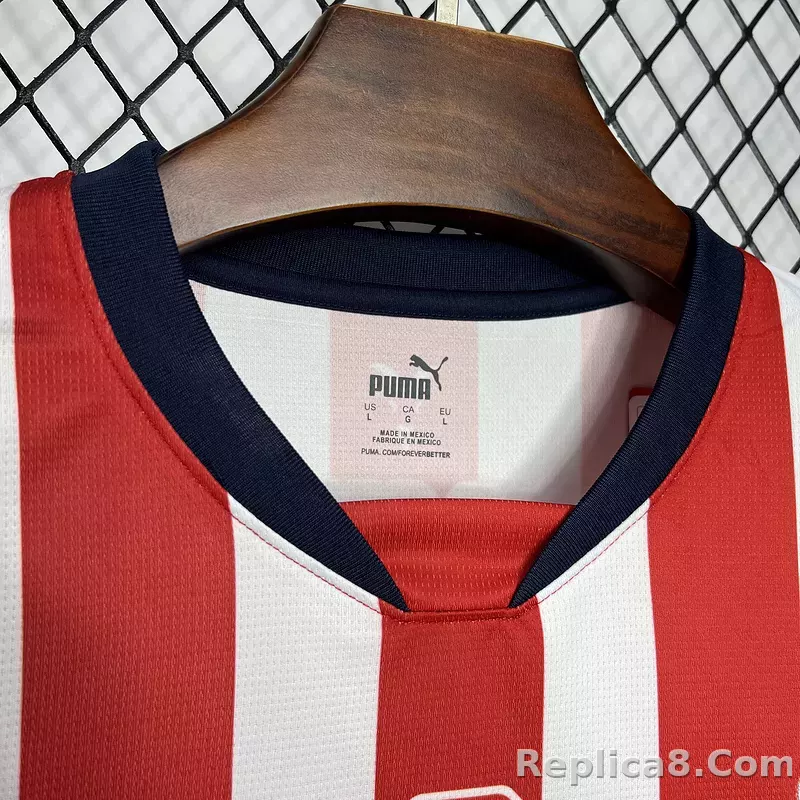 24-25 Chivas Home Soccer Jersey - detail