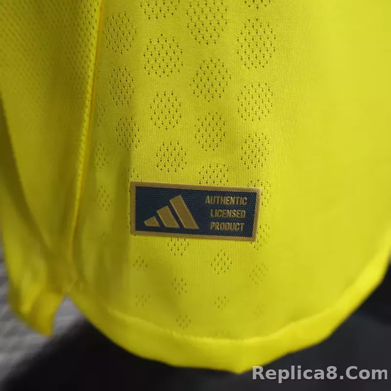 25-26 Club America  Home Soccer Jersey Player Version Long Sleeve - detail