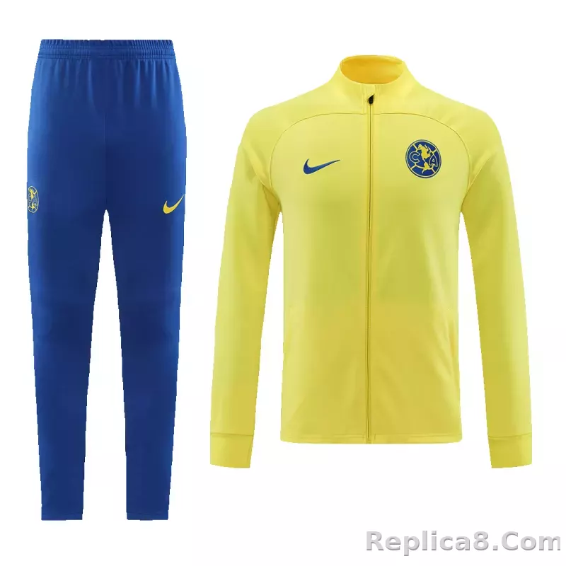 Club America Training Jacket Kit (Top+Pants) Yellow 2023/24