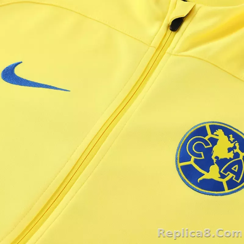 Club America Training Jacket Kit (Top+Pants) Yellow 2023/24 - detail