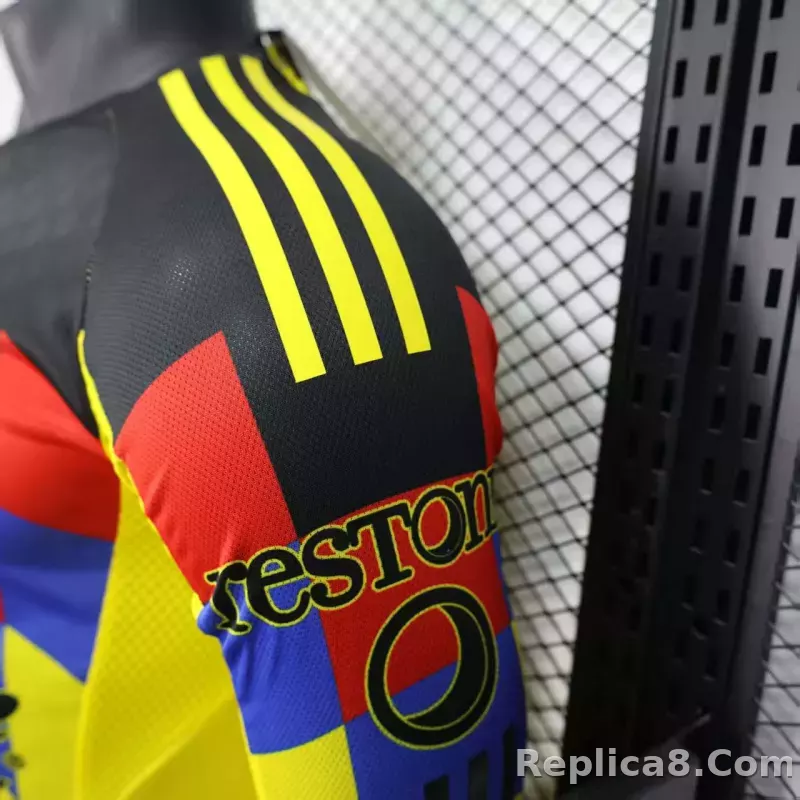 25-26 Club America Home Soccer Jersey Player Version Long Sleeve - detail