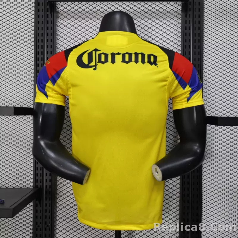 25-26 Club America Home Soccer Jersey Player Version - detail