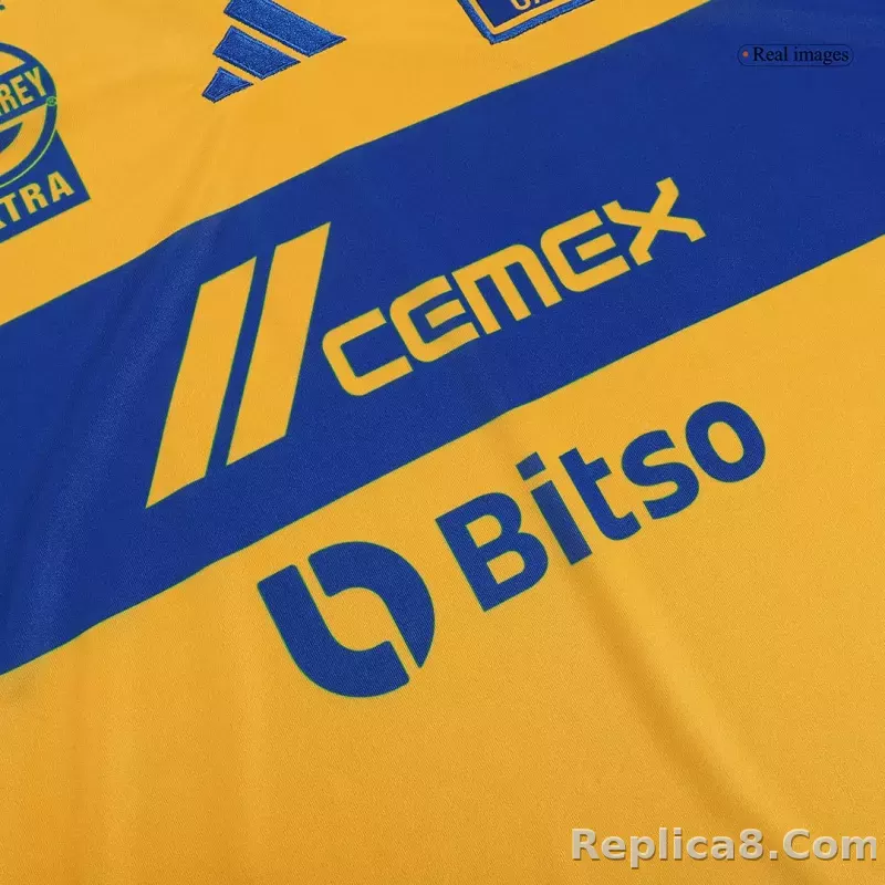 23-24 Tigres UANL  Home Jersey Long Sleeve - detail