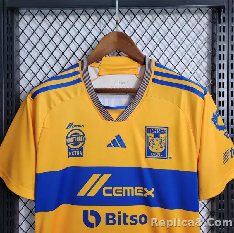 23-24 Tigres UANL  Home Kit Jersey+Shorts - detail