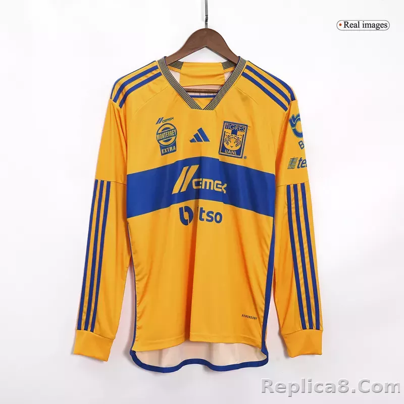 23-24 Tigres UANL Home Jersey Long Sleeve