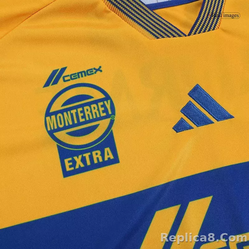 23-24 Tigres UANL Home Jersey Long Sleeve - detail