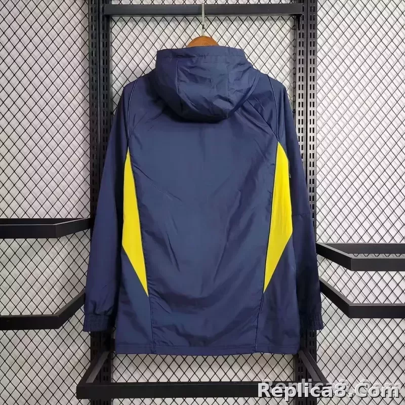 2023 Benfica Windbreaker Navy blue Soccer Jersey 1:1 Thai Quality - detail