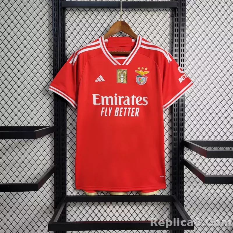 23-24 Benfica Home Jersey Fan Version - detail