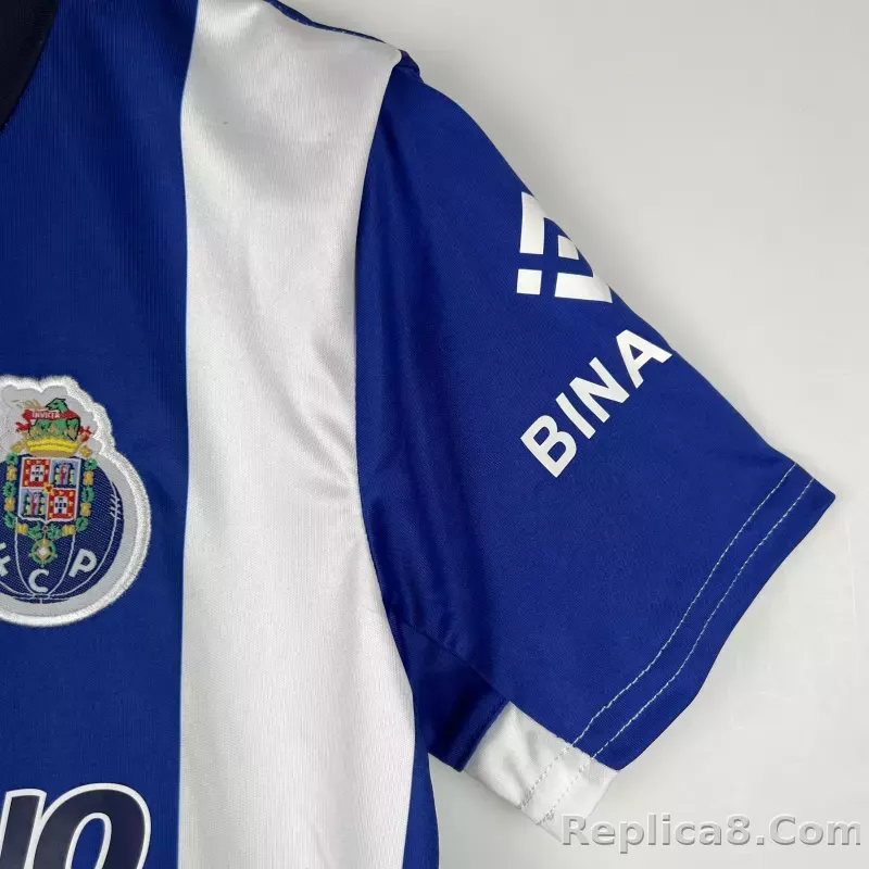 23-24 Porto  Home Kid Kit Jersey+Shorts - detail