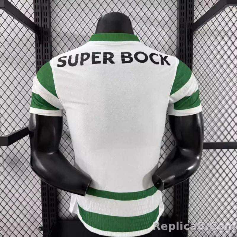 25-26 Sporting CP  Home Soccer Jersey Player Version - detail