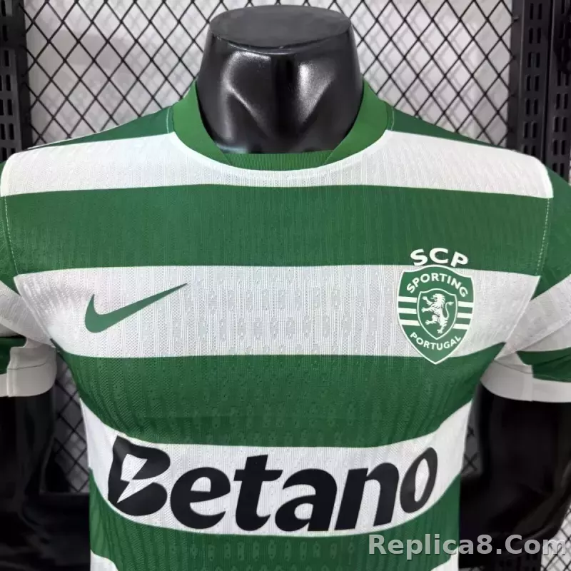 25-26 Sporting CP  Home Soccer Jersey Player Version - detail