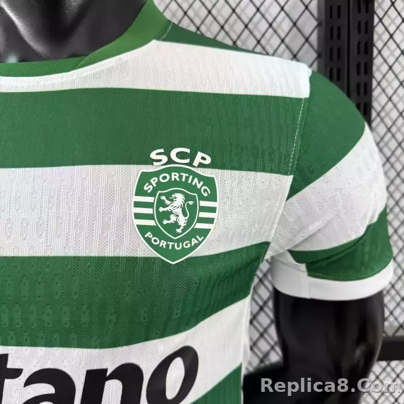 25-26 Sporting CP  Home Soccer Jersey Player Version - detail