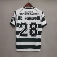 C.RONALDO #28 Sporting CP Home Retro Jersey 2002/03 - view 5