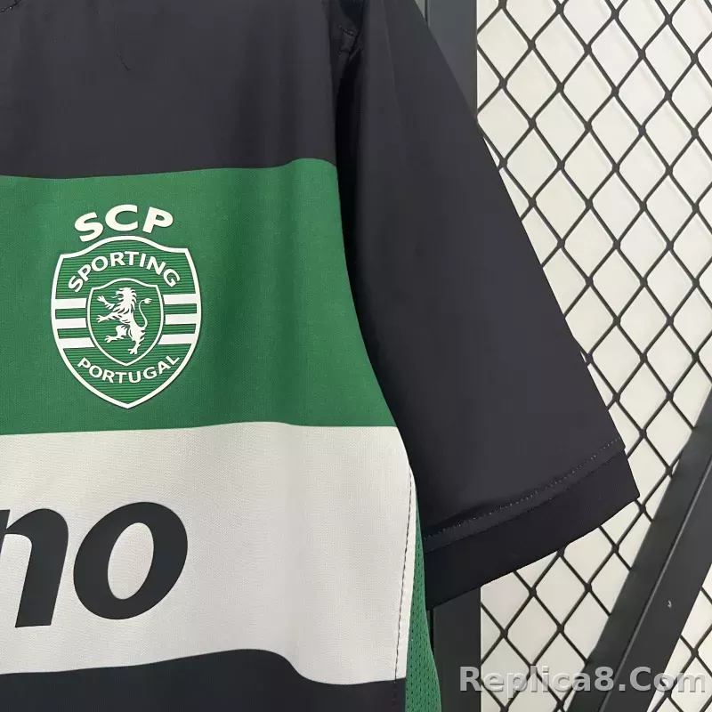 24-25 Sporting CP  Home Soccer Jersey - detail