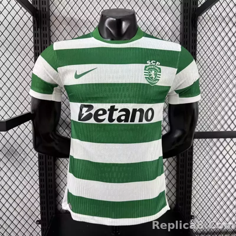 25-26 Sporting CP Home Soccer Jersey Player Version