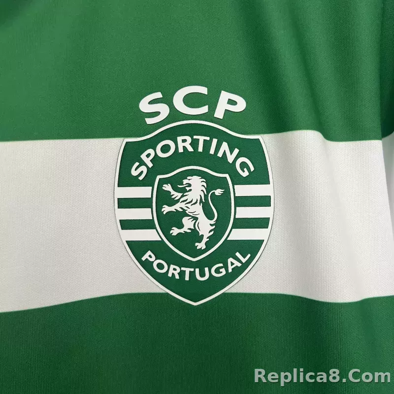 25-26 Sporting CP Home Soccer Jersey - detail