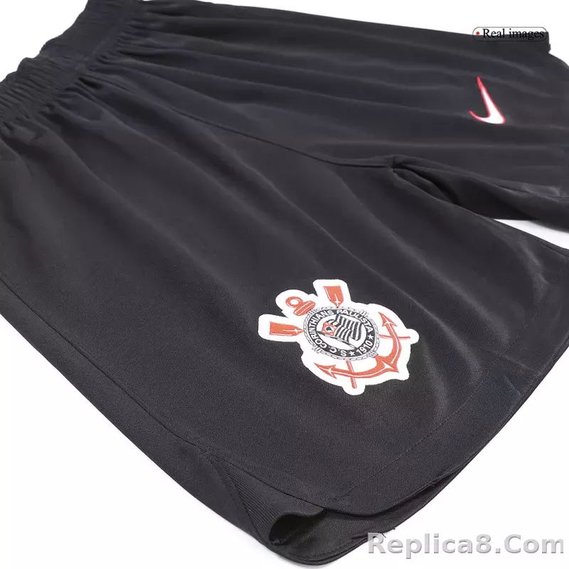 23-24 Corinthians Home Soccer Shorts - detail