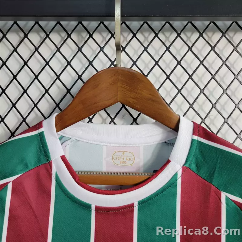 23-24 Fluminense FC Home Kids Kit Jersey+Shorts - detail