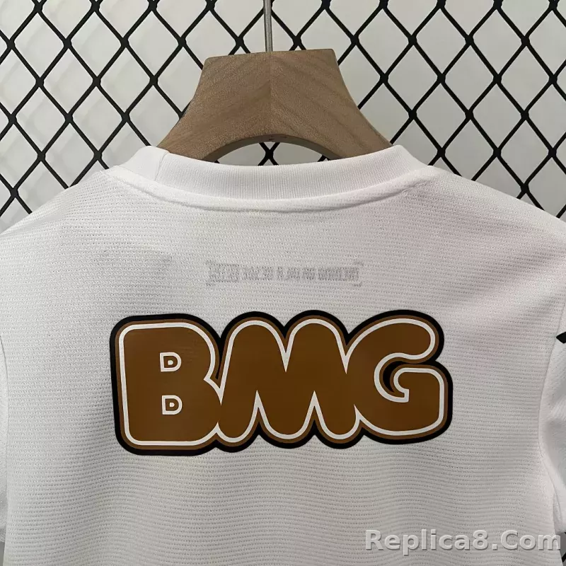 2011/12 Santos FC Home Retro Kids Kit Jersey+Shorts - detail