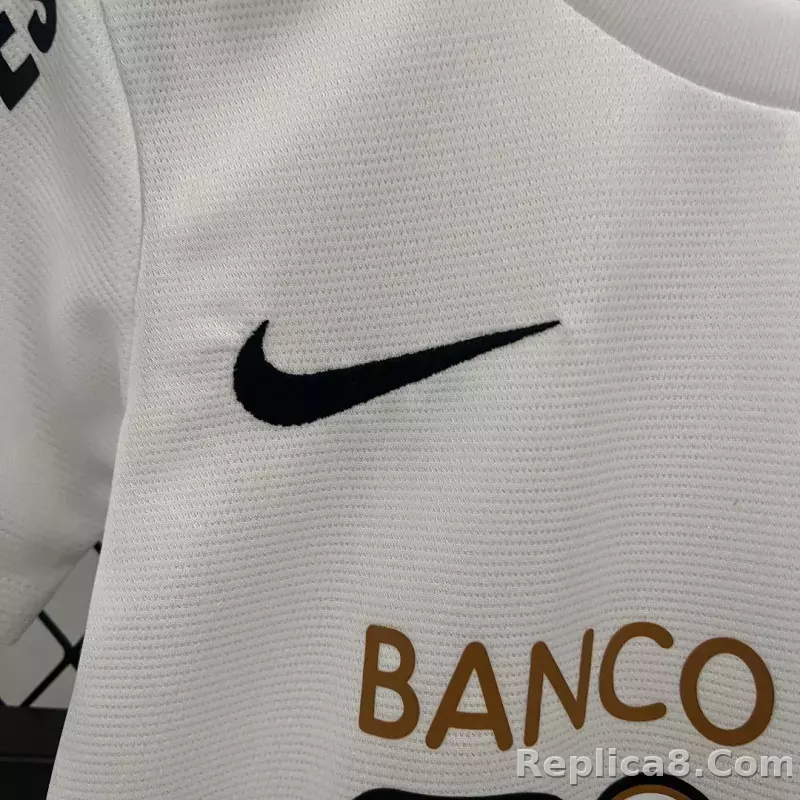 2011/12 Santos FC Home Retro Kids Kit Jersey+Shorts - detail