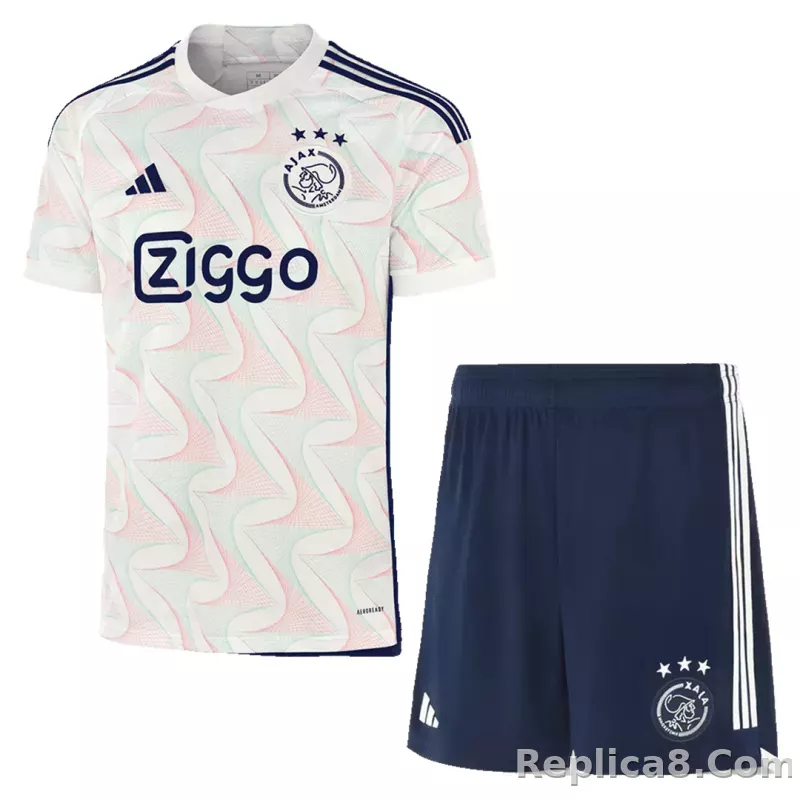 23-24 Ajax Away Whole Kit Jersey+Shorts+Socks - detail
