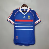 1998 France Zidane #10 World Cup Home Retro Jersey - view 4