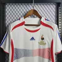 2006 France Zidane #10 World Cup Away Retro Jersey - view 9