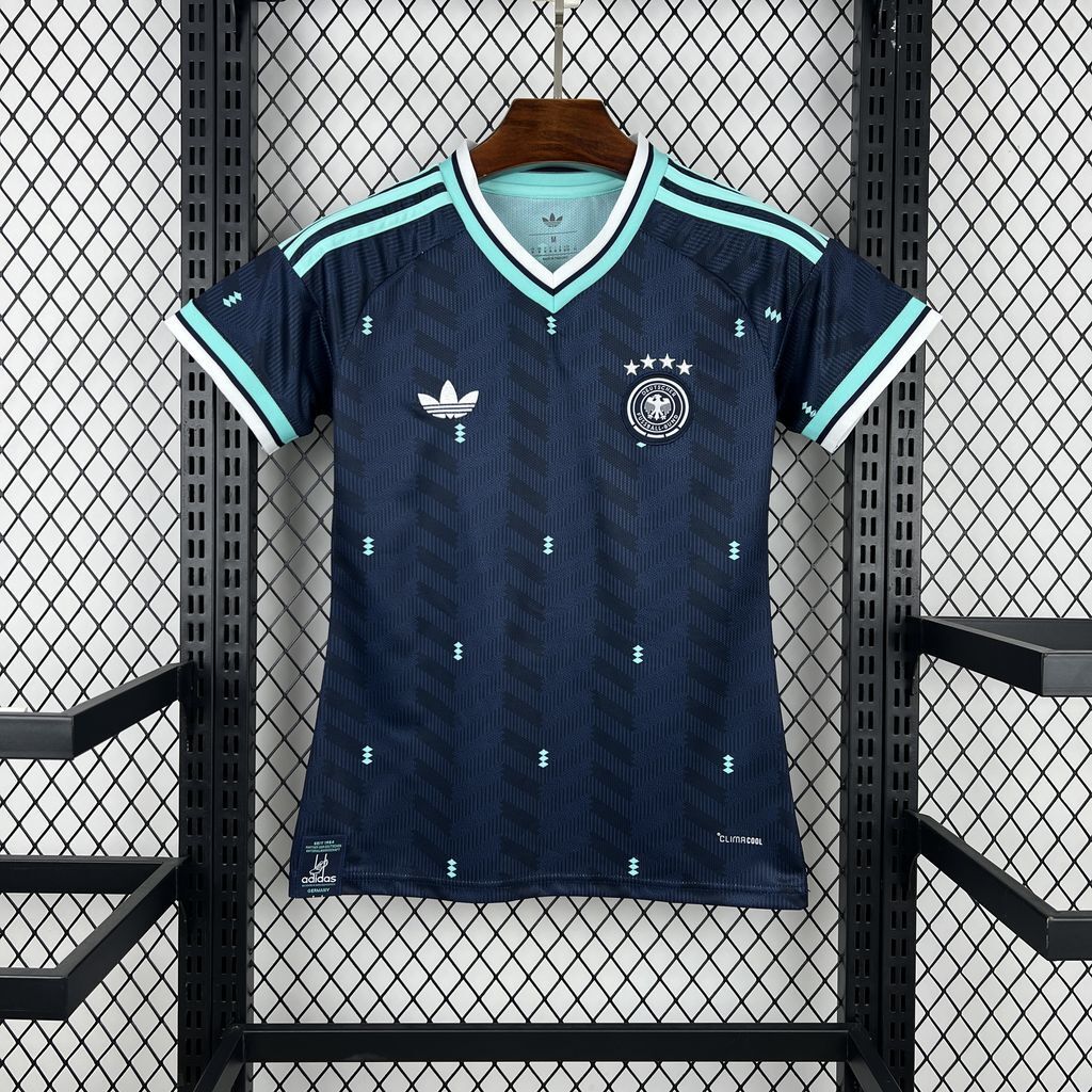 25-26 Germany Away World Cup Women Soccer Jersey Custom Shirt