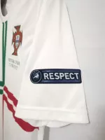 2012 Portugal Ronaldo #7  Euro Cup Away Retro Jersey - view 15