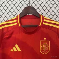 2024 Spain Euro Cup Home Football Jersey - view 4