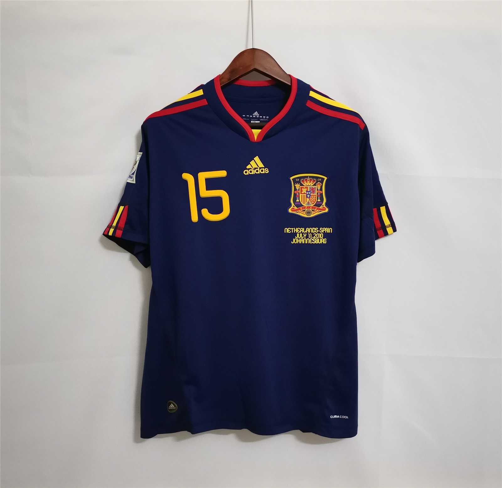 2010 Spain Away World Cup Final Retro Jersey - gallery