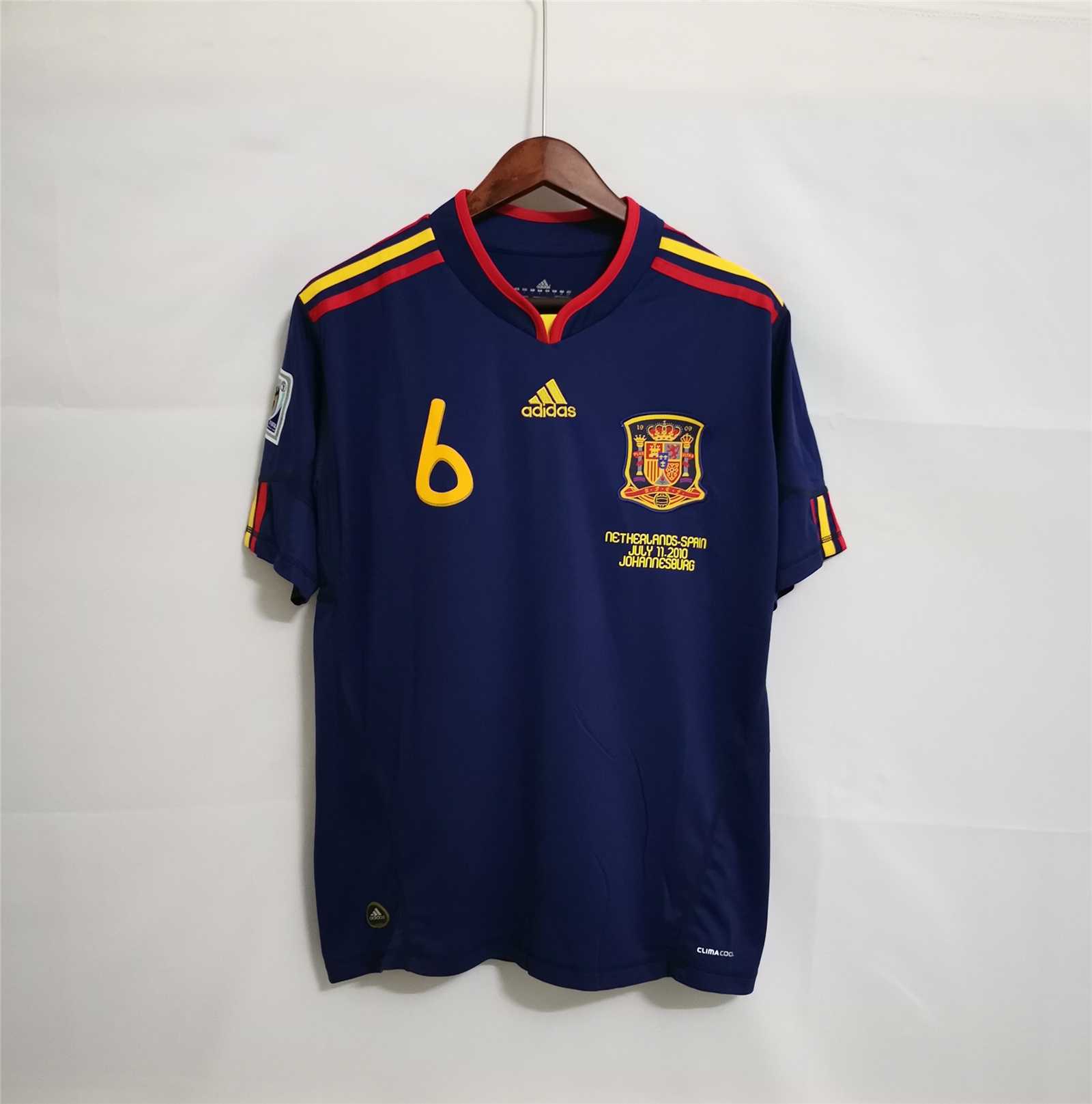 2010 Spain Away World Cup Final Retro Jersey - gallery