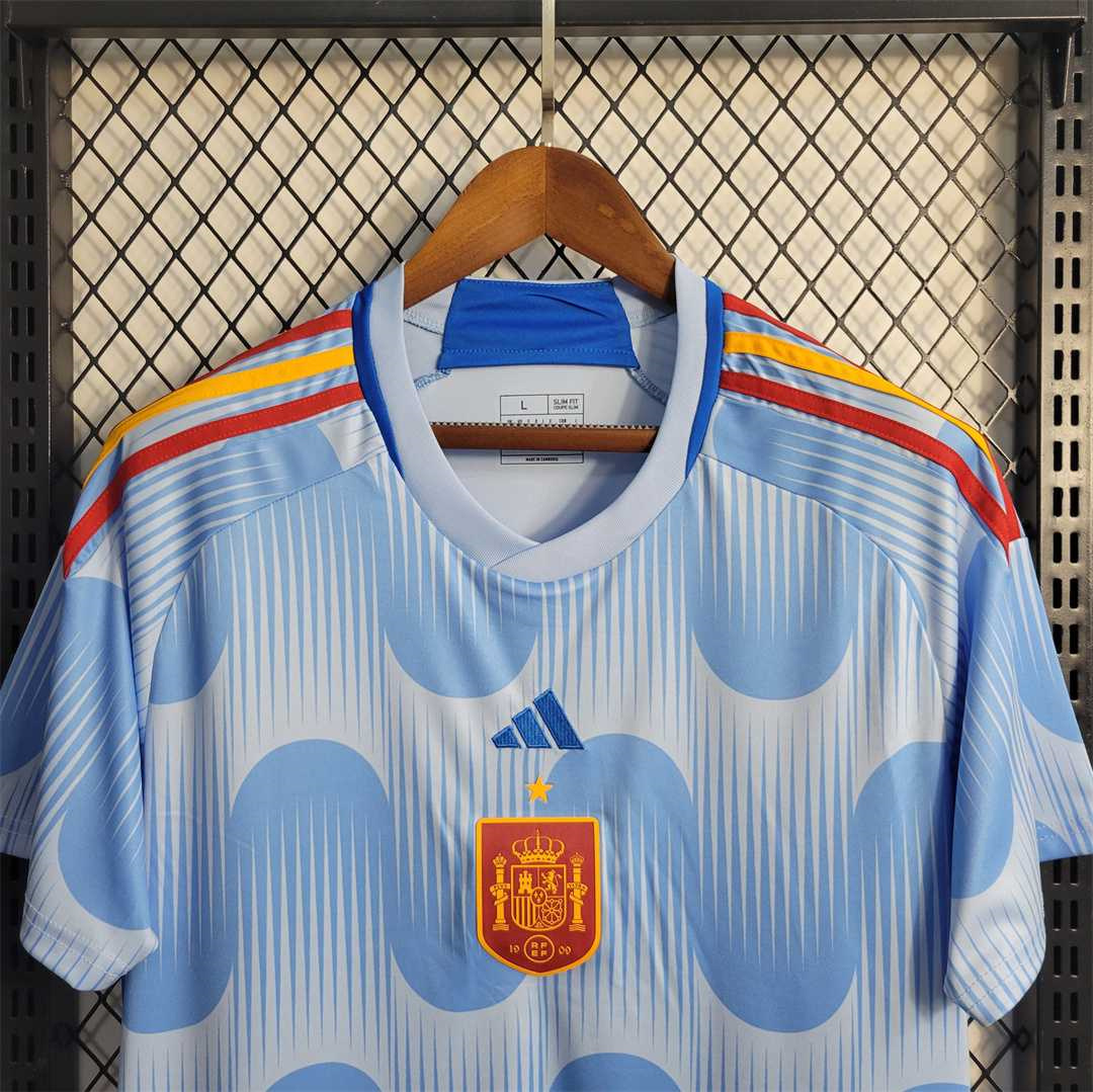 2022 Spain World Cup Away Fan Edition Soccer Jersey - gallery