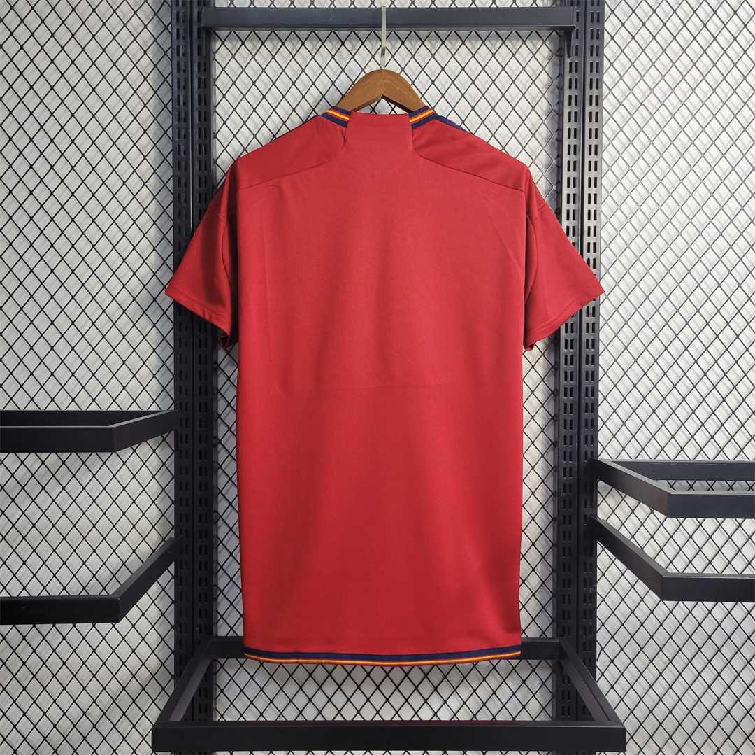 2022 Spain   World Cup Home Fan Edition Soccer Jersey - gallery