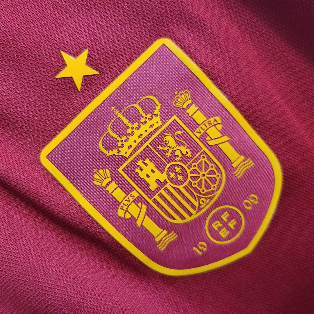 2022 Spain   World Cup Home Fan Edition Soccer Jersey - gallery