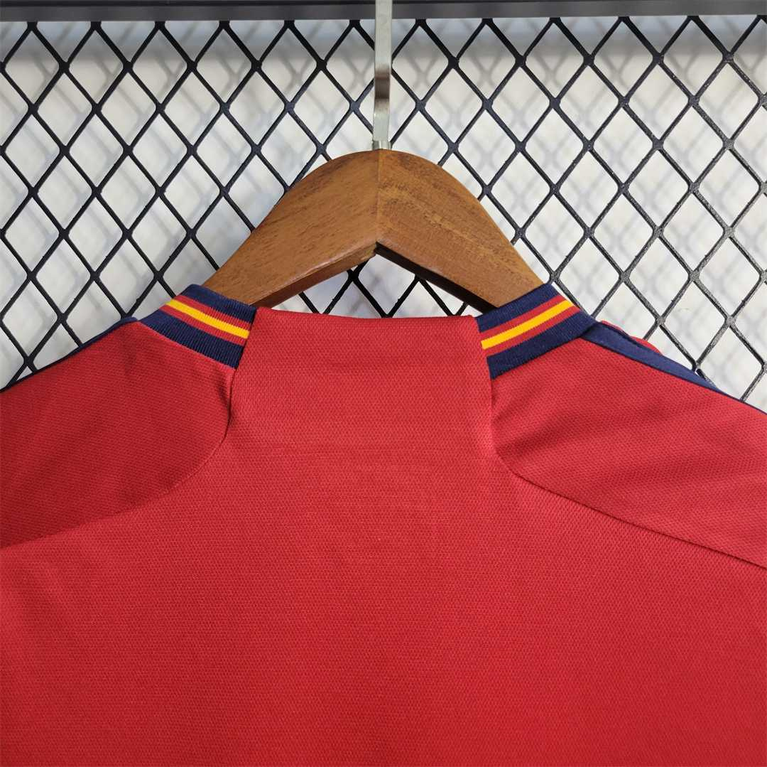 2022 Spain   World Cup Home Fan Edition Soccer Jersey - gallery