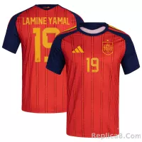 Lamine Yamal#19 Spain National Team adidas 2026 Home Replica Jersey - Red - view 1
