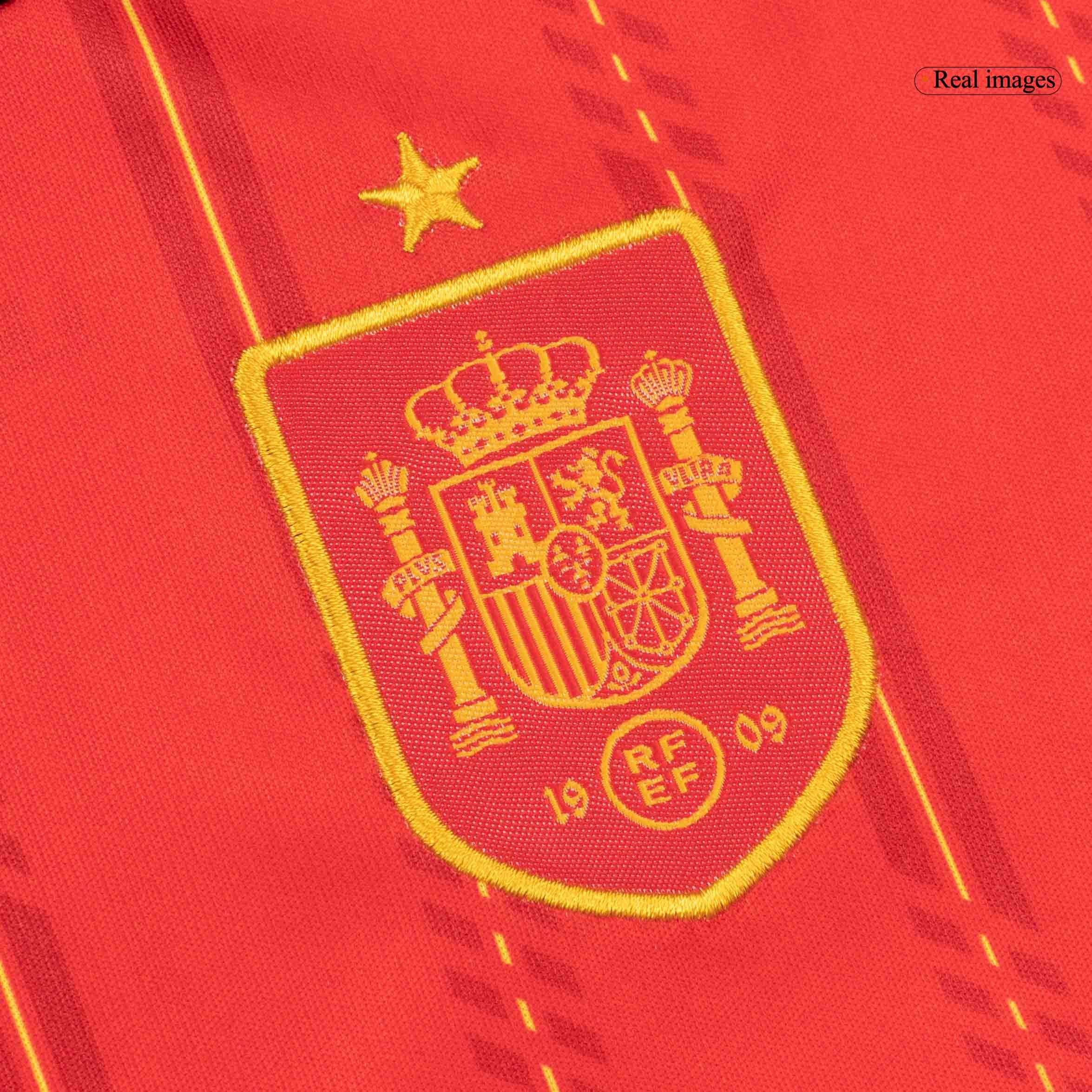 2026 Spain Home World Cup Soccer Kids Full Kit Jersey+Shorts+Socks - gallery
