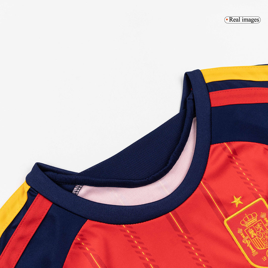 2026 Spain Home World Cup Soccer Kids Full Kit Jersey+Shorts+Socks - gallery