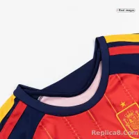 2026 Spain Home World Cup Soccer Kids Full Kit Jersey+Shorts+Socks - view 8