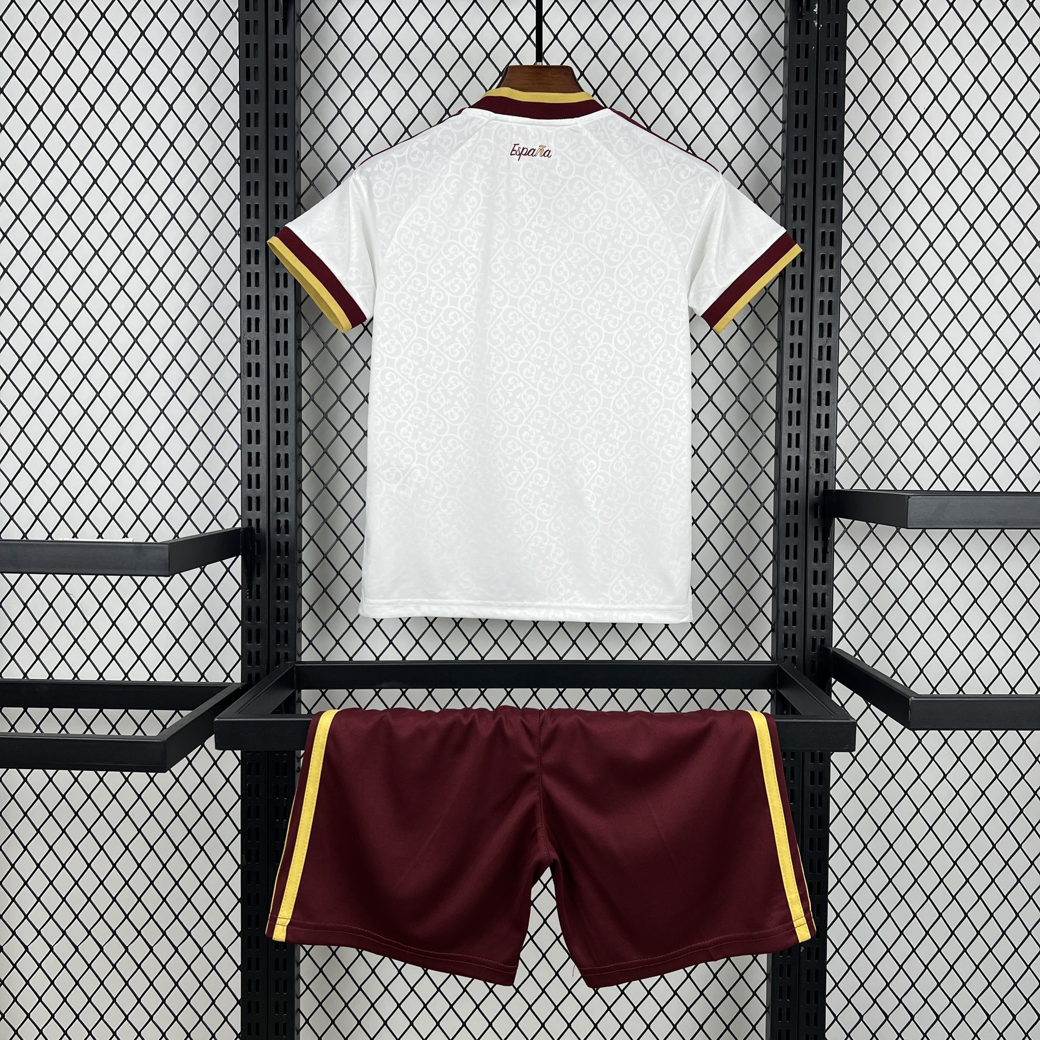 2026 Spain Away World Cup Soccer Kids Kit Jersey+Shorts - gallery