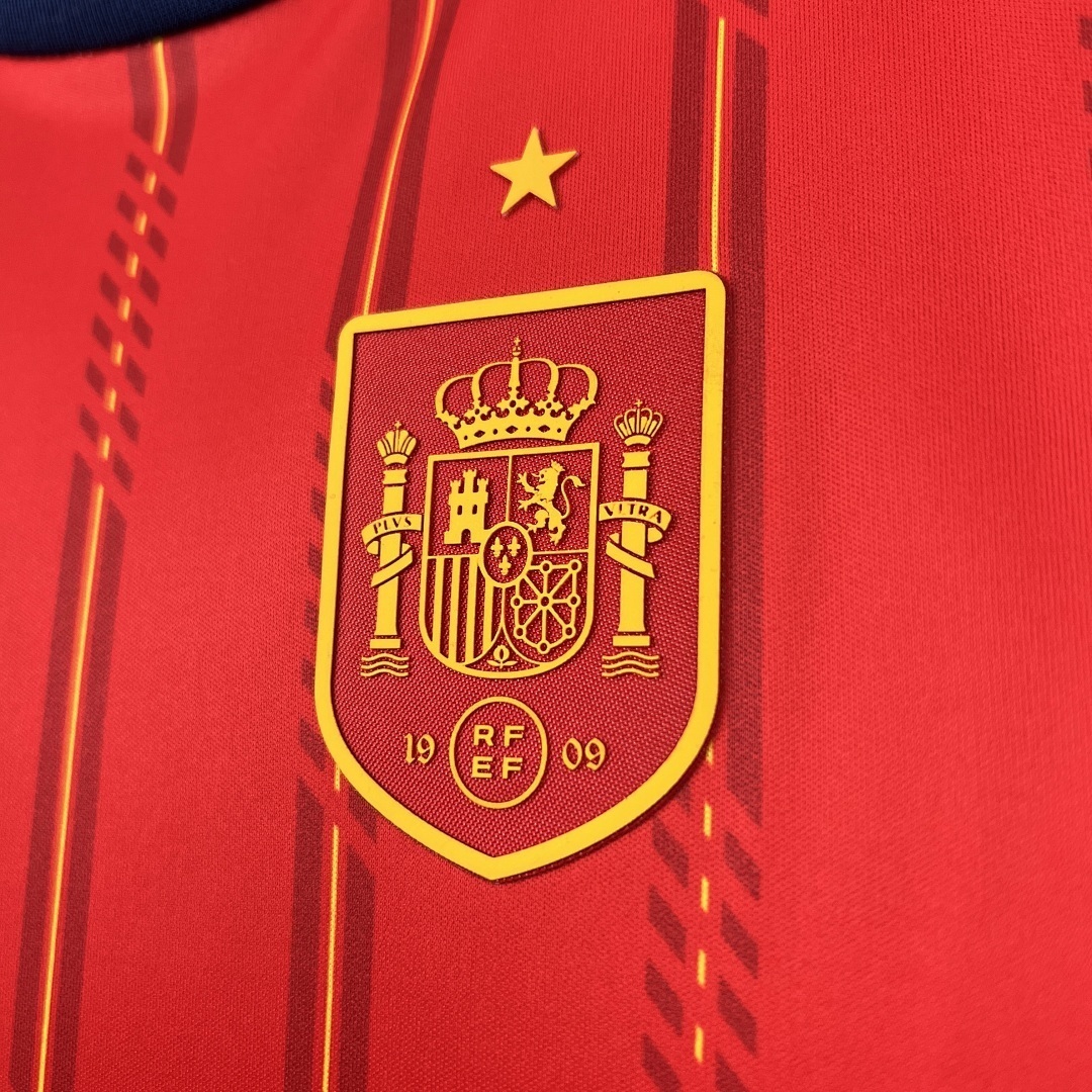 2026 Spain Home World Cup Soccer Kids Kit Jersey+Shorts - gallery
