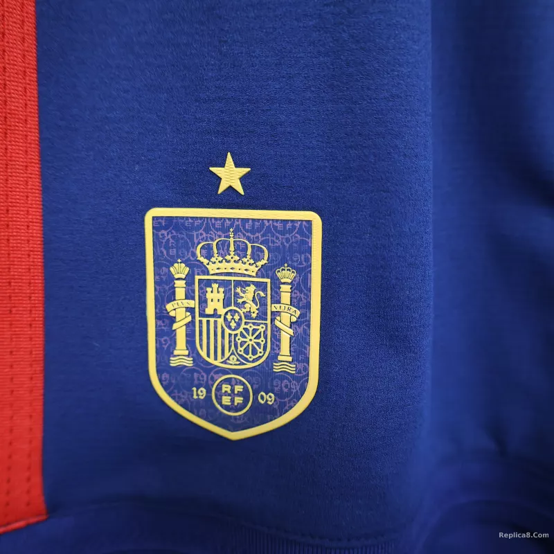2026 Spain Home World Cup Soccer Shorts Player Version - detail