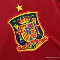 2012 Spain Home Retro Soccer Jersey - view 4