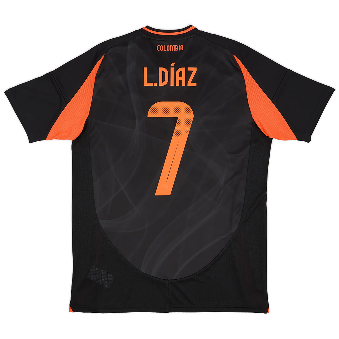 2024 Colombia L.DÍAZ #7  Away Jersey Copa America